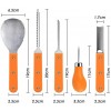 KATUMO Pumpkin Carving Kit 13 Pcs Heavy Duty Professional Pumpkin Carving Tools Stainless Steel Double-side Sculpting Tool Carving Knife Set for Halloween Decor