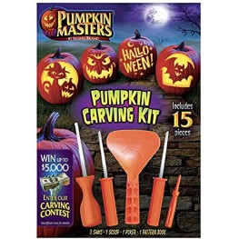 Pumpkin Masters Halloween Pumpkin Carving Set with 10 Patterns