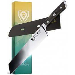 DALSTRONG Kiritsuke Chef Knife 8.5" Gladiator Series Forged ThyssenKrupp High Carbon German Steel Full Tang Black G10 Handle w Sheath NSF Certified