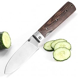 Folding Camping Chef Knife 4.5” Sharp 440A Stainless Steel Blade Japanese Style Pocket Folding Kitchen Knife Outdoor Cooking Knife