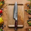 Hammered Damascus Chef Knife 8 Pakka Wood Handle 67-layer Full Tang Damascus Kitchen Knife with Professional Japanese VG10 Super Steel Core
