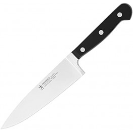 HENCKELS Classic Chef's Knife 6-Inch Black Stainless Steel Kitchen Knife