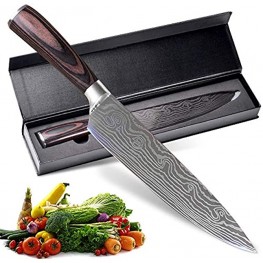 Professional Chef Knife 8 Inch Pro Kitchen Knife German High Carbon Stainless Steel Knife with Ergonomic Handle