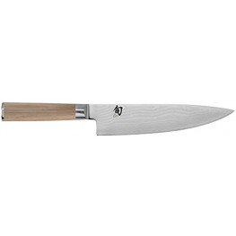 Shun Classic Blonde 8” Chef's Knife Blonde PakkaWood Handle Full Tang VG-MAX Blade