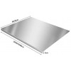 Cutting Boards zrrcyy Extra Large Stainless Steel Chopping Board Baking Board Heavy Cutting Board For Kitchen，Pastry Board For Meat，Vegetables， Bread Cutting Mats Size : 50X40cm