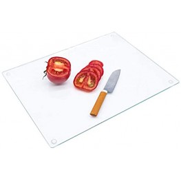 Glass Cutting Board,16 X 12-inch Tempered Glass Shatterproof Clear glass 40cmX30cm Exact Size 15.75X11.81