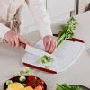 Neoflam Microban Antimicrobial Protection Cutting Board 3 Piece Set Stain & Odor BPA Free Reversable Board Upgraded Larger Juice Groove Non-Slip EZ Grip Handle Dishwasher Safe Multicolor