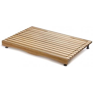 Prosumer’s Choice Bamboo Stovetop Cover and Countertop Cutting Board w Adjustable Legs – Large