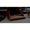 Sonder Los Angeles Made in USA Large Thick Maple Wood Cutting Board with Juice Groove Sorting Compartment 17x13x1.5 in Gift Box Included