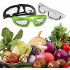 3 Pairs Onion Glasses Anti-Fog No-Tears Kitchen Onion Glasses Eye Protector with Inside Sponge for Chopper Onion Tearless BBQ Grilling Dust-proof for Women Men Cleaning Kitchen