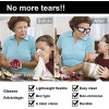 3 Pieces Onion Goggles Tear Free Onion Glasses with Inside Sponge Kitchen Gadget for Chopping Onion Cooking Grilling Tearless Dustproof Eye Protector for BBQ Women Men Cleaning Kitchen and more