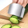Marktol Finger Guard,Stainless Steel Finger Protector Kitchen Tool ，Use for Protector Your Finger Avoid Hurting When Slicing
