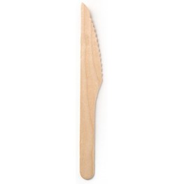 Susty Party Supplies Wooden Knife 100 Pack Wood