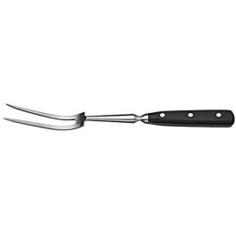 Winco Forged POM Handle Cook's Fork 14 Metal