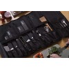 Asaya Chef Knife Roll Bag 20 Total Pockets for Knives and Kitchen Utensils Made with Stain Resistant Waxed Nylon For Chefs and Culinary Students Knives Not IncludedGrey