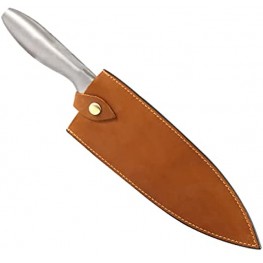 Cowhide Knife Sheath 8 Inch Mercer Knife Guard,Universal Knife Cover Or Sleeves Knife Blade Protectors Heavy Duty Chef Knife Edge Guard With Belt Loop 8.2"Lx2.2"W