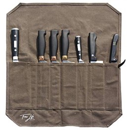 Free Life Makers Knife Storage Bag | Rolled Premium Knife Carrier Holder and Organizer