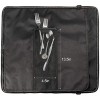 Wessleco Knife Bag,8-Pocket Chef Knife Case Nylon Chef Travel Bag Pouch Storage Organizer Holder for Travel CarryBag Only