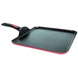 Mirro A79613 Get A Grip Aluminum Nonstick Griddle Cookware 11-Inch Red