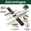 10 Inch Black Wood Magnetic Knife Strip Use as Magnetic Knife Holder Magnetic Knife Rack Magnetic Knife Bar Wall Kitchen Magnetic Utensil Holder