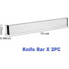 12 Inch Powerful Magnetic Knife Strip Holder YJHome 2PC Magnetic Knife Bar Block 304 Stainless Steel Storage Strip Wall Self Adhesive Silver Knife Rack Kitchen Tool Holder for Scissors Knives Utensils