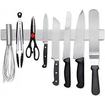 Magnetic Knife Holder for Wall DHMAKER 16-Inch Stainless Steel Magnet Bar Strip Kitchen Utensil Set Organizer
