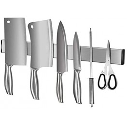 Magnetic Knife Strip:Magnetic Knife Holder,16 Inch Knife Bar Magnetic Knife Holder for Wall Secure$Easy Storage Solution for Kitchen Knives