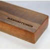 MANNKITCHEN Magnetic Knife Strip 18 inch Extra Powerful Knife Holder for Big and Heavy Knives Black Walnut Wood Wall Mount