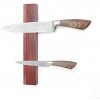 Powerful Black Walnut Wood Magnetic Knife Holder for Wall Kitchen
