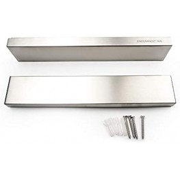 RSVP Endurance 18 8 Stainless Steel Deluxe Magnetic Knife Bars Set of 2 10-inch