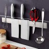 TOOLFLIFE Kitchen Magnetic Knife Strip Holder for Wall Upgraded 304 Stainless Steel Heavy Duty Knife Rack Storage and Safety Magnetic Bar HK40-L500