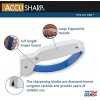 AccuSharp Fillet Knife Sharpener Diamond-Honed Tungsten Carbide Rust-Free Sharpener w Reversible Blades Quickly Sharpens Restores Repairs & Hones