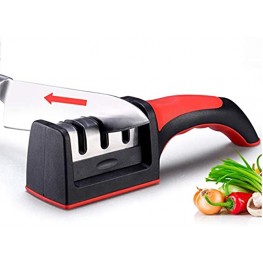 MICPANG Knife Sharpener 3 Stage Knife Sharpening Tool for Dull Steel Paring Chefs and Pocket Knives to Repair Restore and Polish Blades