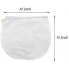 3 Pack Cheesecloth Bag for Straining Reusable 47 x 47 inch Cheese Cloths for Cooking Cottage Cheese Ricotta Cheese Puffco Organic Cream Cheese Making Nut Milk Bag for Tofu Pressing Cooking Straining