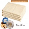 YANSHON Cheesecloth Grade 90 50 Square Feet 100% Unbleached Cotton Fabric Ultra Fine Reusable Muslin Cloths for Cooking Straining Baking and Halloween Decorations 5 Yards