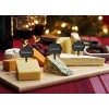 Lonovel Cheese Markers Set,Natural Slate Cheese Labels Slate Tags,6 Cheese Labels 2 Chalk Markers 1 Storage Box Set,Cheese Name Tags Sign Kitchen Cheese Tools for Home or Restaurant Gifts,White Marble