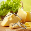 Aeon Design Cheese Slicer Cutter With Extra 2 Wires-Easy And Fast Cutting Hard Or Semi Hard Block Cheeses-Stainless Steel Kitchen Tool-Long Lasting Wires