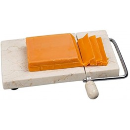 Creative Home Byzantine-Champagne Marble 5" L x 8" W Cheese Slicer