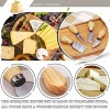 20PCS Spreader Knife Set Cheese Spatula Set Cheese Slicer Knife Butter Spreader Knife Mini Serving Tongs Spoons and Forks for Butter Cheese Jam and Pastry Making Wooden Handles
