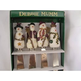 Debbie Mumm Christmas Snowman Knife Spreaders
