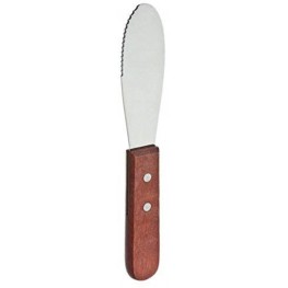 Great Credentials Wide Stainless Steel Spreader Kitchen Knives for Sandwiches Butter Cheese