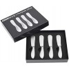 Spreader Knife Set WoneNice 4-Piece Cheese and Butter Spreader Knives One-piece Stainless Steel Gifts for Father's Day Christmas Birthday Parties Wedding Anniversary and Thanksgiving Day
