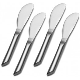 Towle Living Wave Stainless Steel Cheese Spreader Set of 4