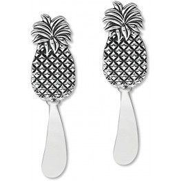 Wine Things Pineapple Cheese Spreader 5" L Sliver