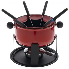 Trudeau Greetings Meat Fondue Non Stick Red