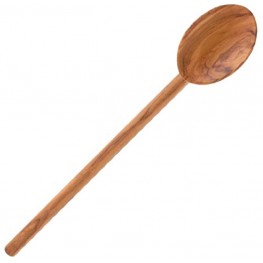 Eddingtons HIC Italian Olive Wood Cooking Spoon Handcrafted in Europe 12-Inch,50002
