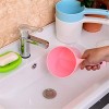 3Pcs Thicken Plastic Bathing Ladle Water Dipper with Handle Kitchen Ladles Bath Cups