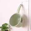 4Pcs Thickened Water Spoons Large Plastic Ladles Handle Water Scoops for Home Kitchen Bathroom 3 Ledles and 1 Washing Ball