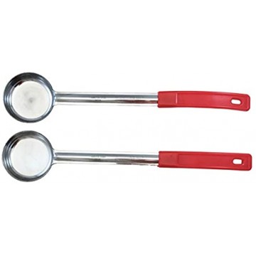 Habanerofire 2 Ounce One-Piece Solid Stainless Steel Portion Control Ladle Spoon Measuring And Serving Scoop Commercial Grade Serving Scoops [Pack of 2]
