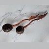 Kitchen Cookware Ladle Thai handmade Wooden Ladle Long Handle Ladle Utensils for water Dipper set of 2 pcs.